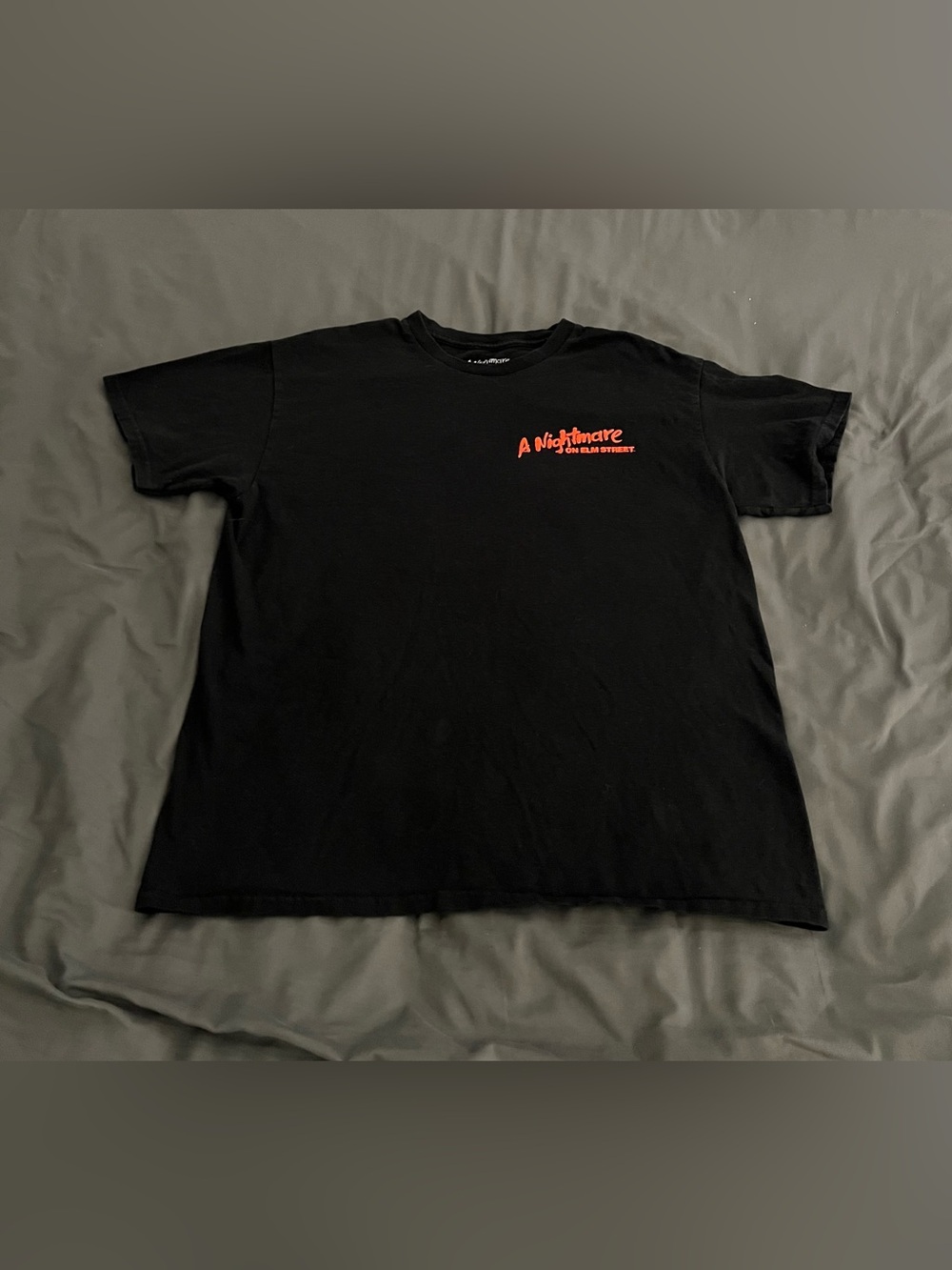 A Nightmare On Elm Street Freddy Krueger Black Graphic Black t-shirt